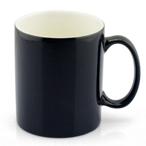 S8095BG-S Sublimation Mug Magic Mug Black Full Color Changing Mug Blank Photo Mug Ceramic Mug Coffee Mug