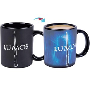 C8095B-093LM Hot Changing Ceramic Mug 11oz Heated Black Coffee Mug of Novelty LUMO Design Mug Gift Idea Hero