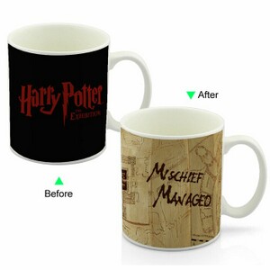 CC8095W-017HP Color Change Heat Sensitive Funny Mug 11oz Ceramic White Coffee Mug Novelty Harry Potter Design Mug