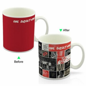 CC8095W-059OD Color Change Heat Sensitive Funny Mug 11oz Ceramic White Coffee Mug Novelty One Direction Design Mug
